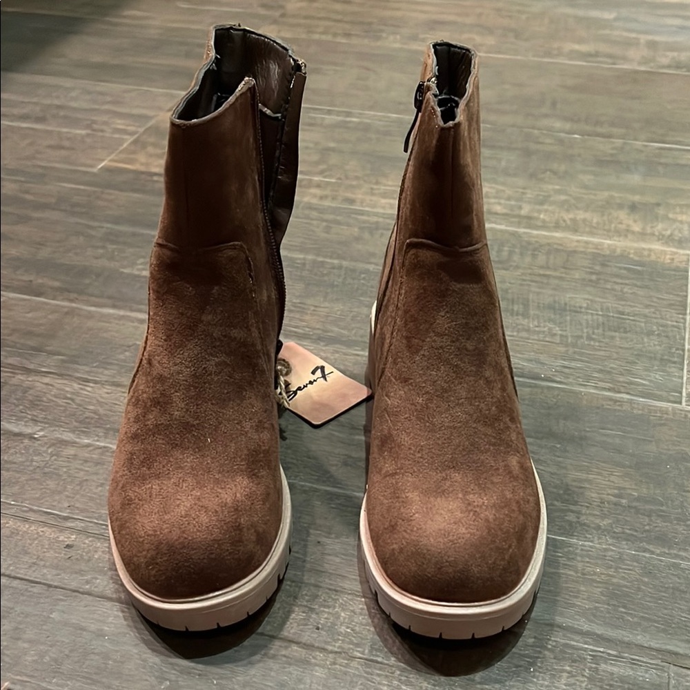 Brown Suede Boots